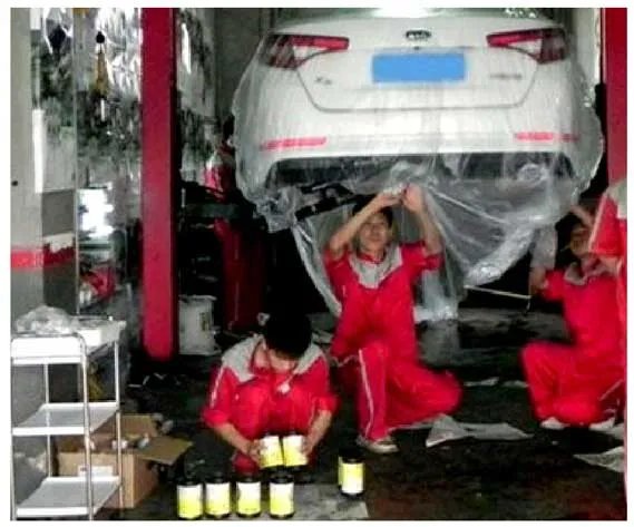 汽车底盘装甲怎么做的 汽车底盘装甲详细施工步骤教程（图）