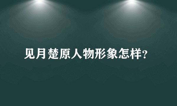 见月楚原人物形象怎样？
