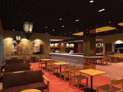 快餐店装修设计攻略 这样装修的快餐店不挤爆你找我啊!