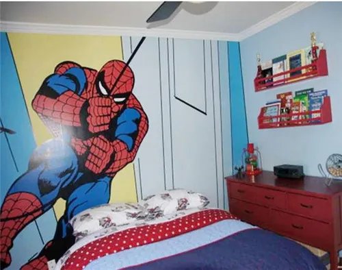 儿童手绘墙效果图 六款环保儿童手绘墙欣赏