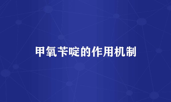 甲氧苄啶的作用机制