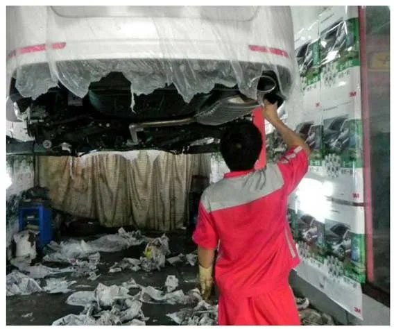 汽车底盘装甲怎么做的 汽车底盘装甲详细施工步骤教程（图）