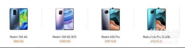 红米k30pro最新价格_红米k30pro价格走势