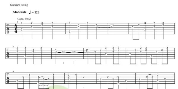 River flows in you吉他谱