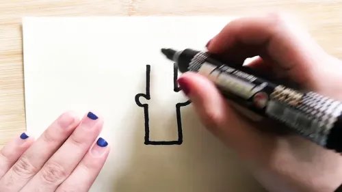 薯条哥的简笔画怎样画？