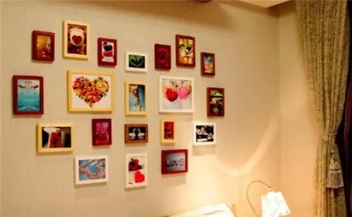 大相框怎么固定在墙上