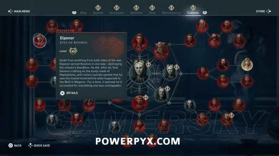 《刺客信条奥德赛》全神教成员位置地图与任务攻略