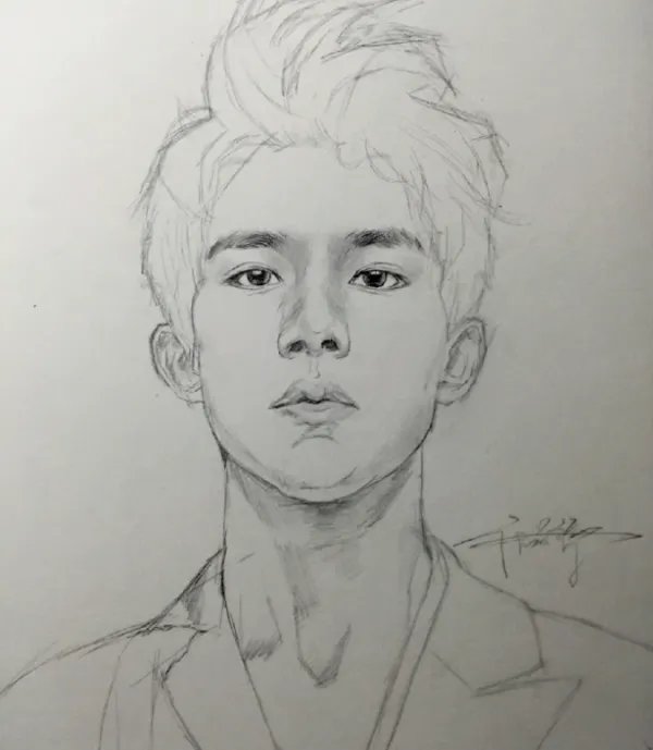 人物素描入门基础画步骤