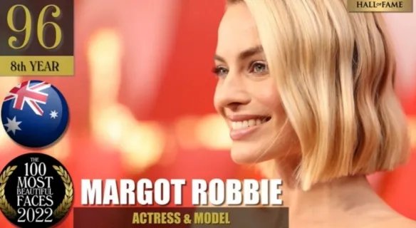 2022年全球最美面孔TOP100出炉！