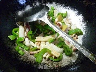青椒炒鱿鱼