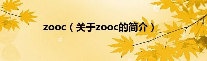 zooc（关于zooc的简介）