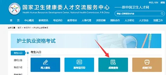 2023年护资考试成绩查询时间