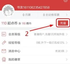 《起点读书》充值方法说明