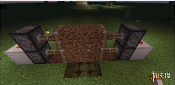 《我的世界》手游自动感应门制作方法