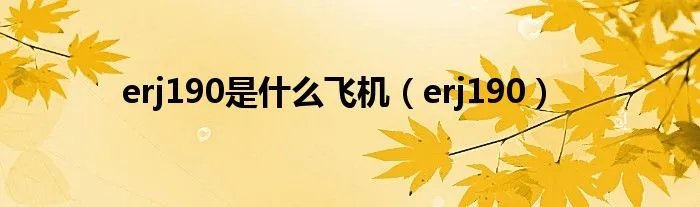 erj190是什么飞机（erj190）