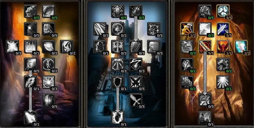 怀旧服圣骑士练级天赋