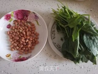 陈醋菠菜花生米