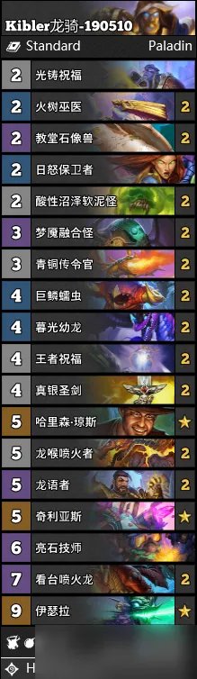 炉石传说新版本哪个卡组好上分 骑士卡组搭配推荐