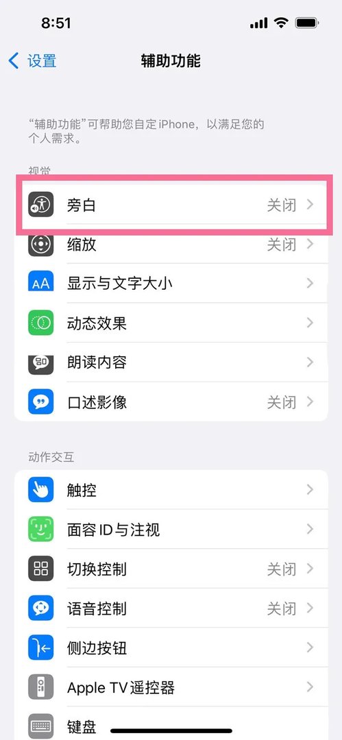 无障碍模式怎么打开