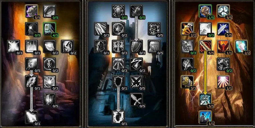 怀旧服圣骑士练级天赋