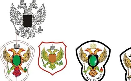 神圣罗马帝国的国徽是什么样的?头顶皇冠的双头鹰图案