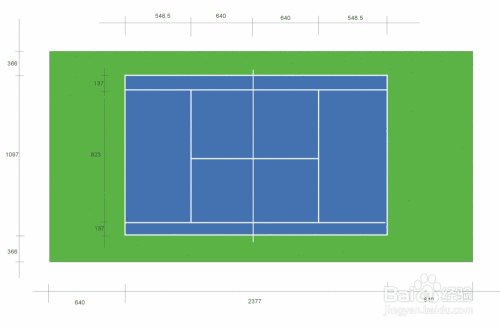 国际网球场标准规格尺寸