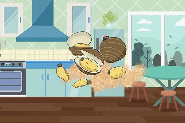 花甲怎样吐沙子吐得干净