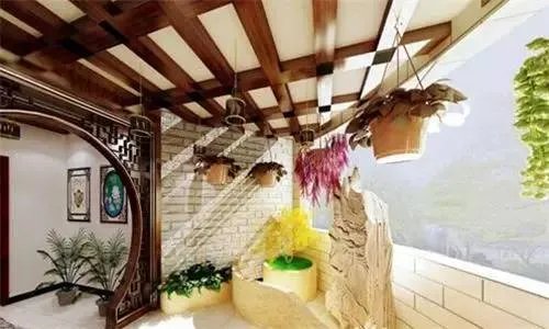 20款入户花园装修效果图,推门即见的风景