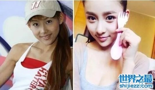 贾青整容前后照片对比，拍一部戏就变一个样 