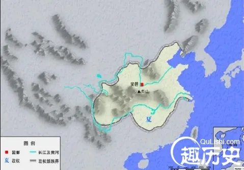 夏朝地图——中国古代夏朝地图