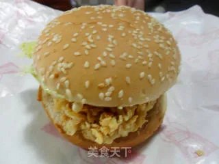 香辣鸡腿堡