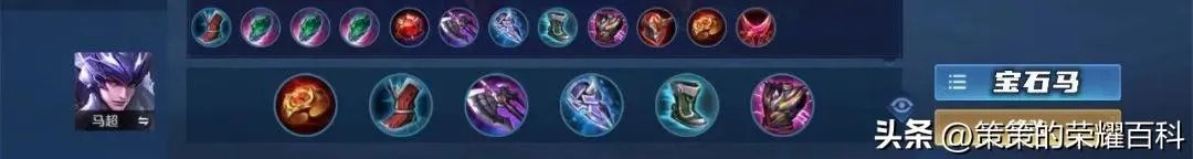 王者荣耀马超最强六神装出装攻略