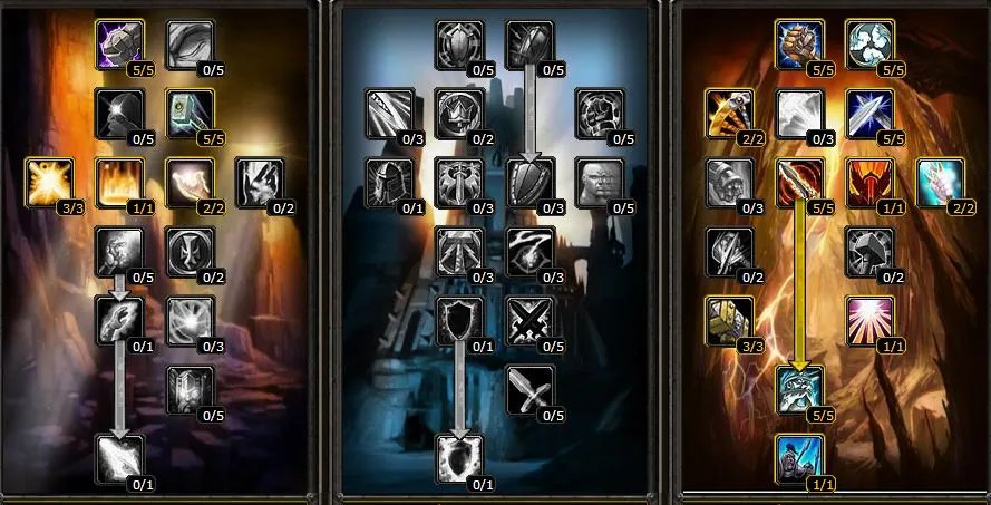 怀旧服圣骑士练级天赋