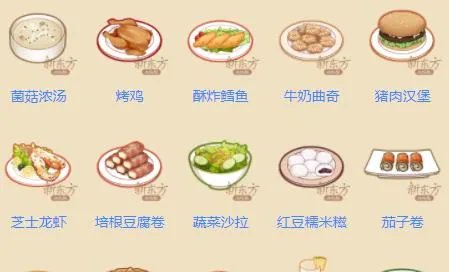 食之契约菜谱大全 所需食材一览