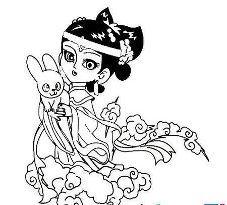 中秋节图画怎么画?