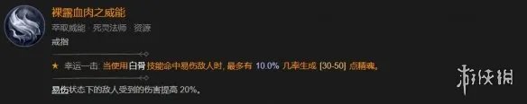 《暗黑破坏神4》死灵骨矛暗金盾BD攻略
