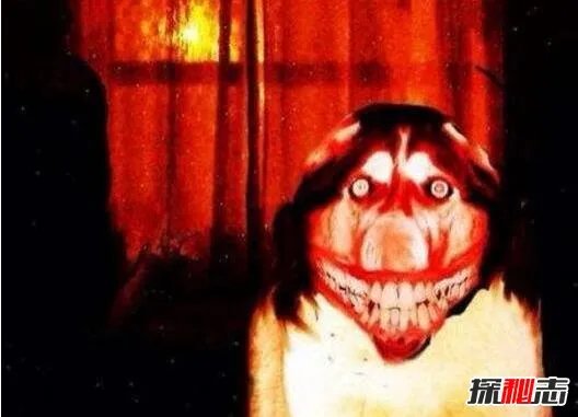 微笑的狗恐怖原图吓死人,千万不要作死去搜smile.jpg