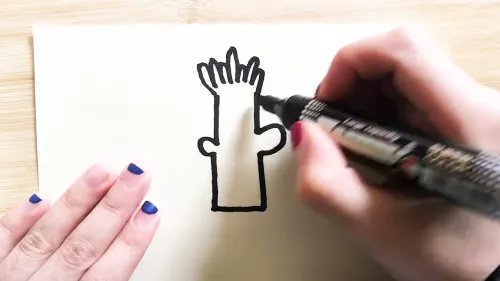 薯条哥的简笔画怎样画？