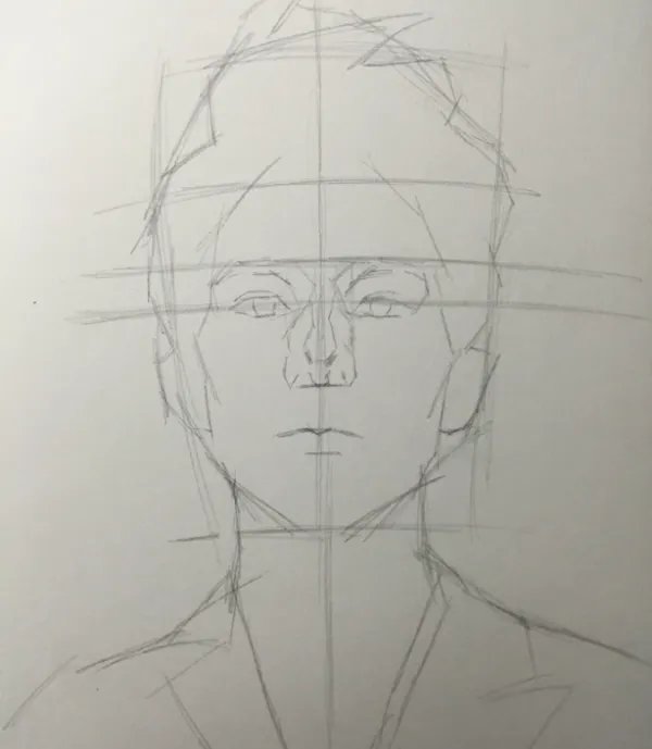 人物素描入门基础画步骤