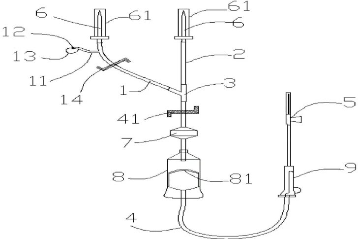输血器的结构图解