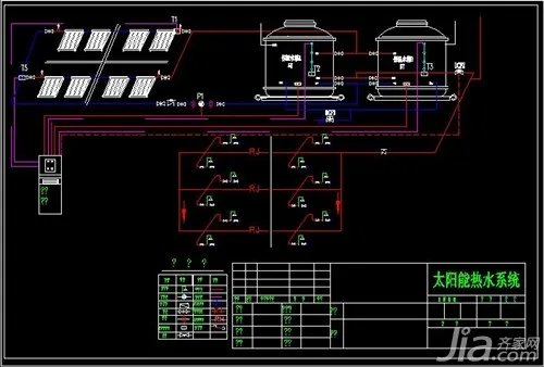 太阳能热水器原理图解析