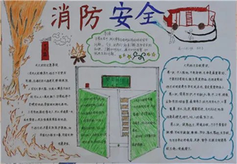 三年级119消防手抄报漂亮又简单图片最新