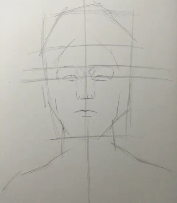 人物素描入门基础画步骤