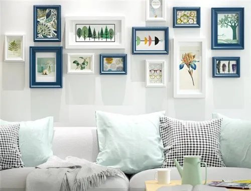 大相框怎么固定在墙上