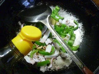 青椒炒鱿鱼