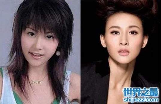 贾青整容前后照片对比，拍一部戏就变一个样 