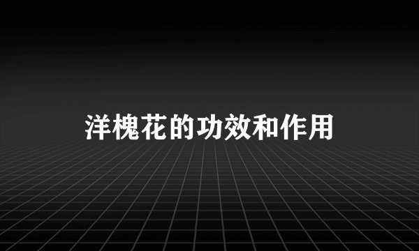 洋槐花的功效和作用