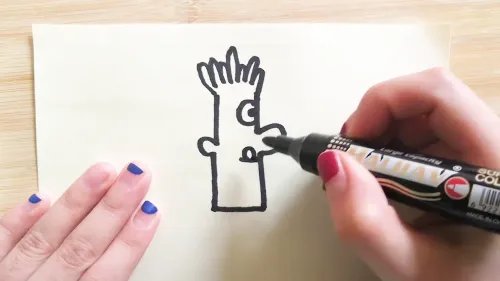 薯条哥的简笔画怎样画？