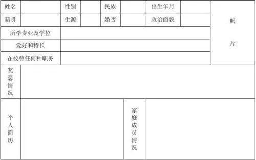公务员报名表里具体说明怎么填写