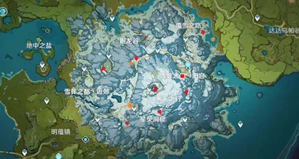 《原神》龙脊雪山石碑位置大全